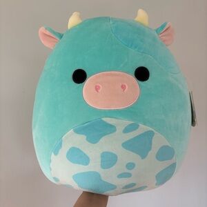 Tuluck the Cow 16” Ultra Rare Gold Tag Squishmallows 2022
